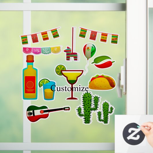 Cinco de Mayo Celebration Thunder_Cove Fensteraufkleber (Zuhause)