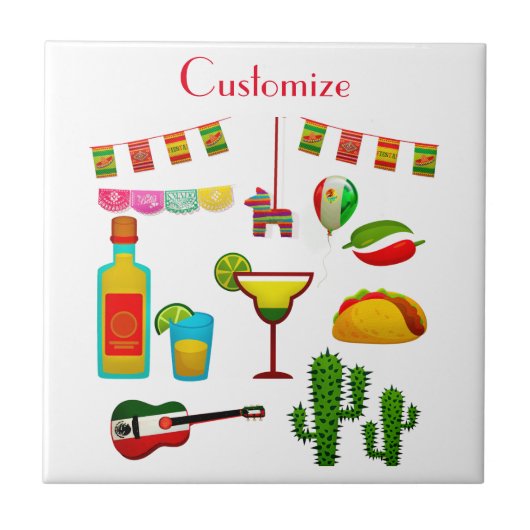 Cinco de Mayo Celebration Thunder_Cove Fliese (Vorderseite)