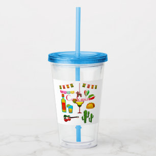 Cinco de Mayo Celebration Thunder_Cove Glass Acryltrinkbecher