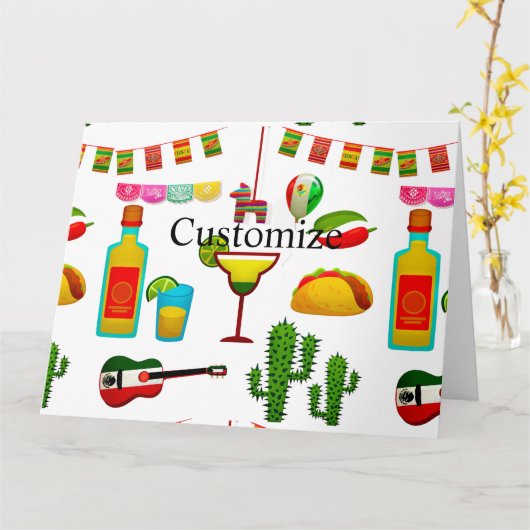 Cinco de Mayo Celebration Thunder_Cove Karte (Gelbe Blume)