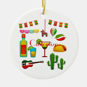 Cinco de Mayo Celebration Thunder_Cove Keramik Ornament
