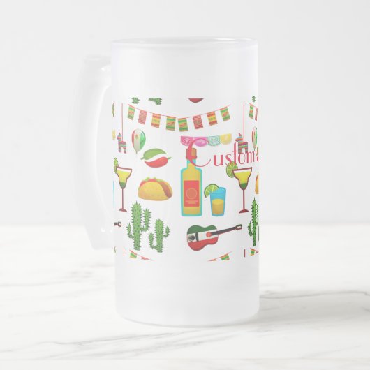 Cinco de Mayo Celebration Thunder_Cove Mattglas Bierglas (Vorderseite Links)