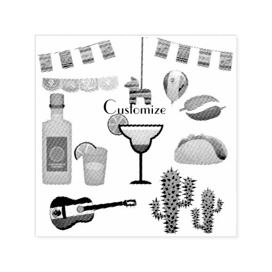 Cinco de Mayo Celebration Thunder_Cove Permastempel (Design)