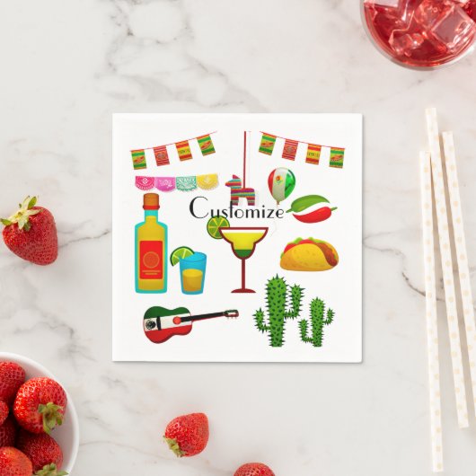 Cinco de Mayo Celebration Thunder_Cove Serviette (Beispiel)