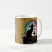 Cinco de Mayo Chat Noir / Gato Negro Kaffeetasse (VorderseiteRechts)