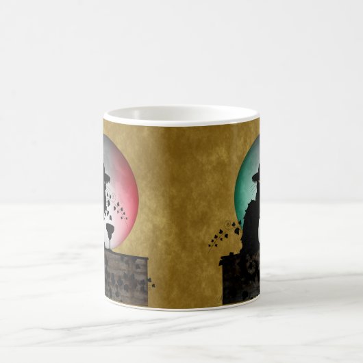 Cinco de Mayo Chat Noir / Gato Negro Kaffeetasse (Mittel)