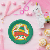 Cinco de Mayo Chili Paprikaschoten und Sombrero Pappteller (Party)