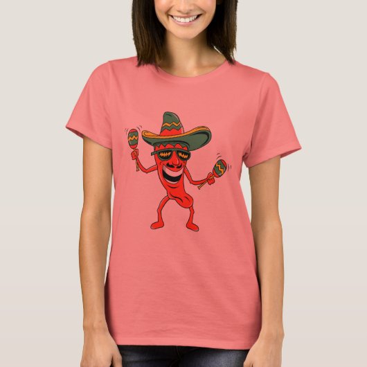 Cinco de Mayo Chili Pfeffer T - Shirt und Geschenk (Vorderseite)