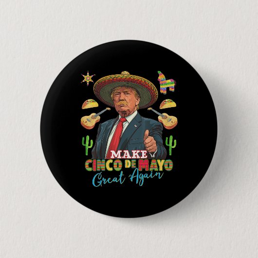 Cinco De Mayo Cinco De Mayo Wieder Donal Button (Vorderseite)