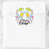 Cinco De Mayo Classic Round Sticker (Tasche)
