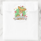 Cinco De Mayo Classic Round Sticker (Tasche)