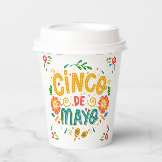 Cinco de Mayo Coffee Cup Festive Mexican Fiesta Pappbecher