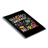Cinco De Mayo Coquette Bow Nacho Average Nurse Nur Notizblock (Rechte Seite)
