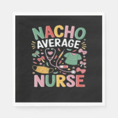 Cinco De Mayo Coquette Bow Nacho Average Nurse Nur Serviette (Vorderseite)