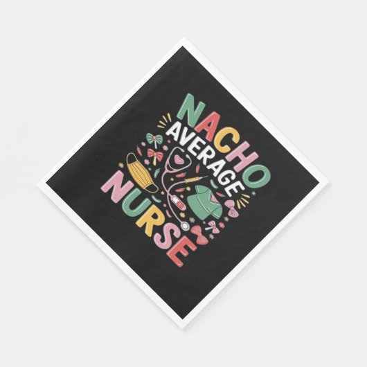 Cinco De Mayo Coquette Bow Nacho Average Nurse Nur Serviette (Ecke)
