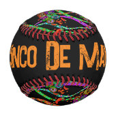 Cinco de Mayo Cornhole Set Baseball (Rückseite)