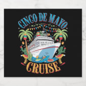 Cinco De Mayo Cruise Mexiko Schiff Fiesta Bierflaschenetikett (Einzelnes Label)