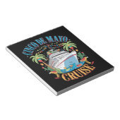 Cinco De Mayo Cruise Mexiko Schiff Fiesta Notizblock (angewinkelt)