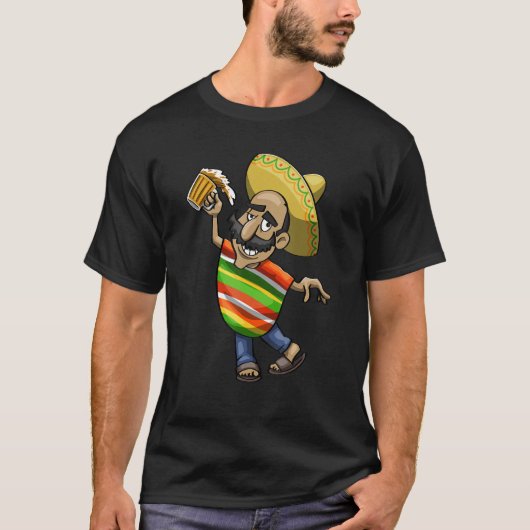Cinco De Mayo Dabbing Drunk Tio Women Mexican Cele T-Shirt (Vorderseite)