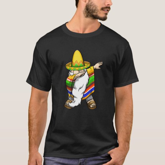Cinco De Mayo Dabbing Gnome  Women Mexican Celebra T-Shirt (Vorderseite)