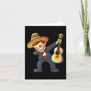 Cinco de Mayo Dabbing Mariachi Mexikanische Jungen Karte