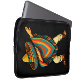 Cinco de Mayo Dabbing Mexican Poncho Laptopschutzhülle (Vorne Rechts)