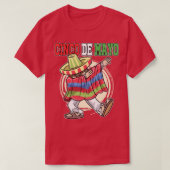 Cinco De Mayo Dabbing Mexican Poncho T-Shirt (Design vorne)