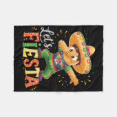 Cinco De Mayo Dabbing Pinata Let's Fiesta Squad Da Fleecedecke (Vorderseite (Horizontal))