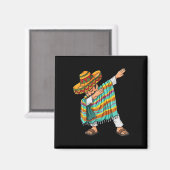 Cinco de Mayo Dabbing Poncho Sombrero Fun Mexikani Magnet (Vorderseite/Rückseite)