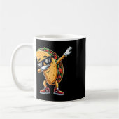 Cinco De Mayo Dabbing Taco Funny Mexicanisches Foo Kaffeetasse (Links)