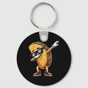 Cinco De Mayo Dabbing Taco Funny Mexicanisches Foo Schlüsselanhänger