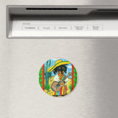 Cinco de Mayo-Dachshund Magnet (In Situ (Geschirrspüler))