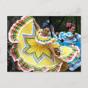 Cinco de Mayo Dancers Postkarte