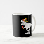 Cinco de Mayo Dinosaur Sombrero Kostüm für Männer  Kaffeetasse (VorderseiteRechts)