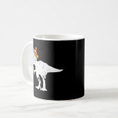 Cinco de Mayo Dinosaur Sombrero Kostüm für Männer  Kaffeetasse (Vorderseite Links)