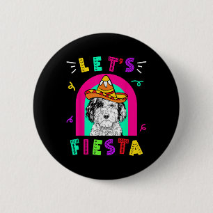Cinco De Mayo Dog Lasse Fiesta Camisa 5 De Mayo Me Button