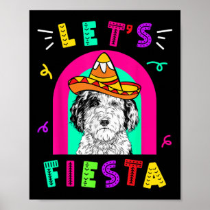 Cinco De Mayo Dog Lasse Fiesta Camisa 5 De Mayo Me Poster