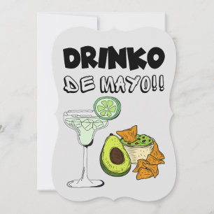 Cinco de Mayo Drinko de Mayo Lustiger Scherz Einladung