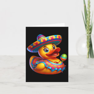 Cinco De Mayo Duck Mexican Sombrero Fiesta Party Karte