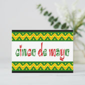 cinco de mayo einladung (Stehend Vorderseite)