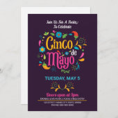 Cinco De Mayo Einladung Flyer (Vorne/Hinten)
