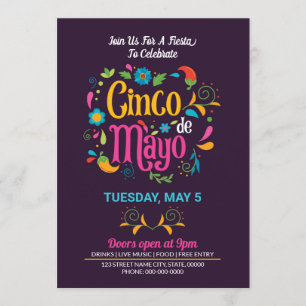 Cinco De Mayo Einladung Flyer