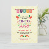 Cinco De Mayo Einladung Flyer (Stehend Vorderseite)