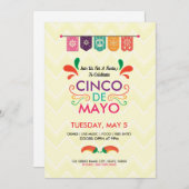 Cinco De Mayo Einladung Flyer (Vorne/Hinten)