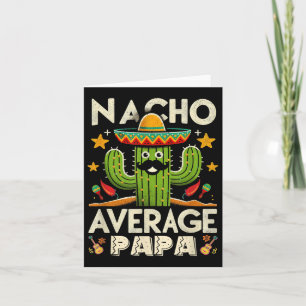 Cinco De Mayo Family Matching Shirts Nacho Average Karte