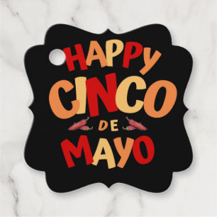Cinco De Mayo Favor Tag Geschenkanhänger