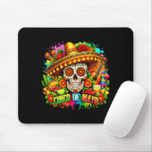 Cinco de Mayo-Feier Hüte mexikanischer Zuckerschäd Mousepad (Mit Mouse)