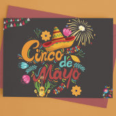 Cinco De Mayo Feiertagspostkarte