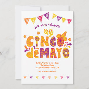 Cinco de Mayo Festivals Einladung