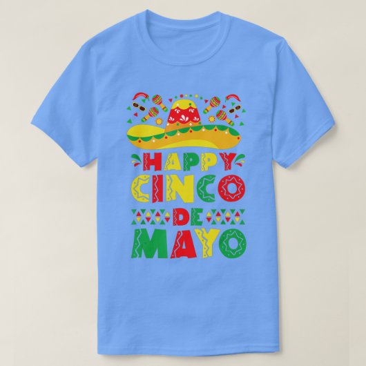 Cinco De Mayo Fiesta 5 De Mayo Viva Mexiko T-Shirt (Design vorne)